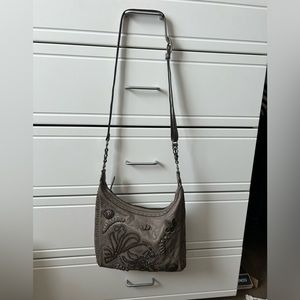 Brighton leather taupe purse